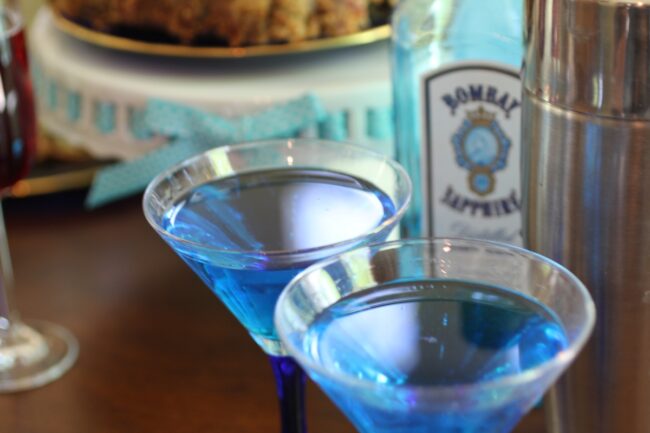 Blue on Blue Martinis