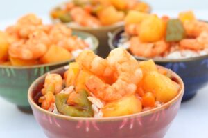 Sweet and Sour Shrimp by The Organized Cook