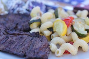 4th of July Menu Flank Steak from The Organized Cook