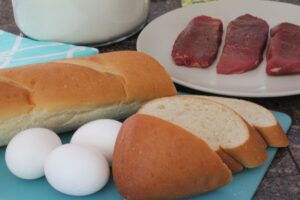 Father's Day Breakfast Recipe from The Organized Cook Steak & Egg Sandwich