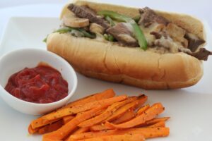 Philly Cheese Steak Sub from The Organized Cook Weekly Meal Plan