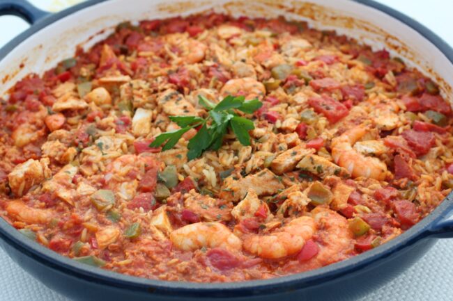Spanish Paella from The Organized Cook