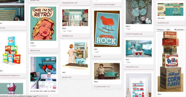 Pinterest Board Peggy Sue's Diner