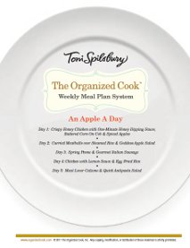 Weekly Meal Plan An Apple A Day