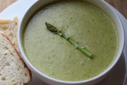 asparagus brie soup 3