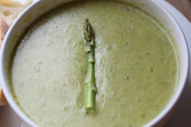 asparagus brie soup recipe