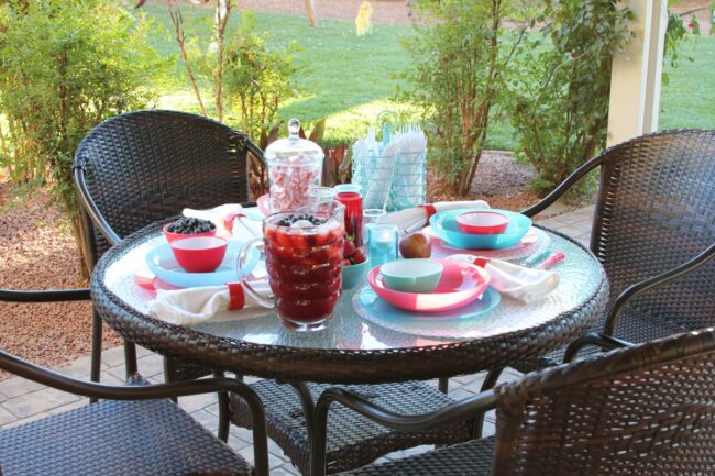 4th of July Patio Table