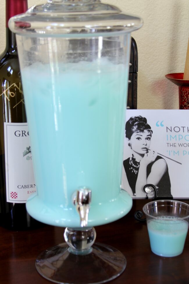 Breakfast At Tiffanys Party Punch