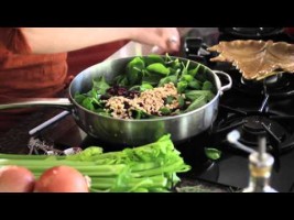 Video thumbnail for youtube video 12 Days of Thanksgiving: Sauteed Spinach | Toni Spilsbury